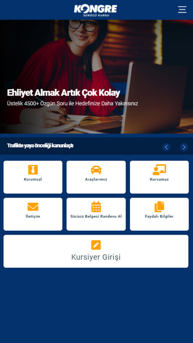 Emulate iPhone app Kongre Sürücü Kursu using MyAndroid Emulate iPhone app Kongre Sürücü Kursu using MyAndroid