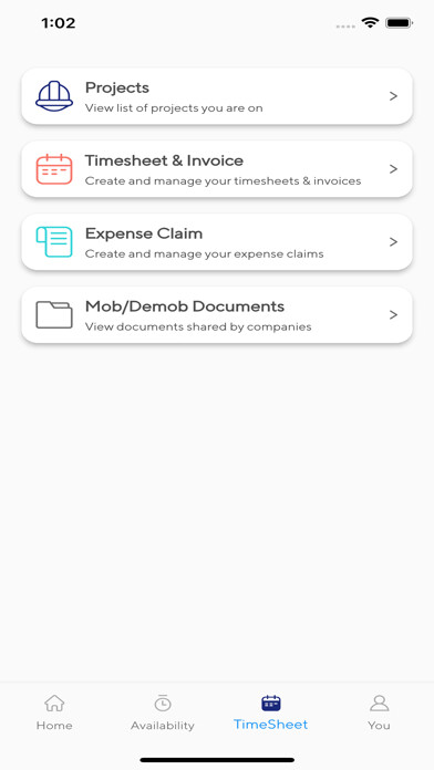 Emulate iPhone app KontactApp - Oil & Gas Jobs using MyAndroid