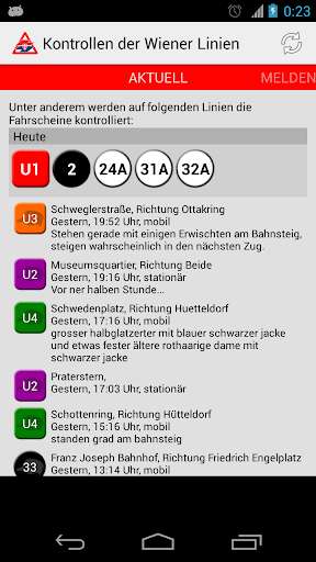 Run android online APK Kontrollen der Wiener Linien from MyAndroid or emulate Kontrollen der Wiener Linien using MyAndroid