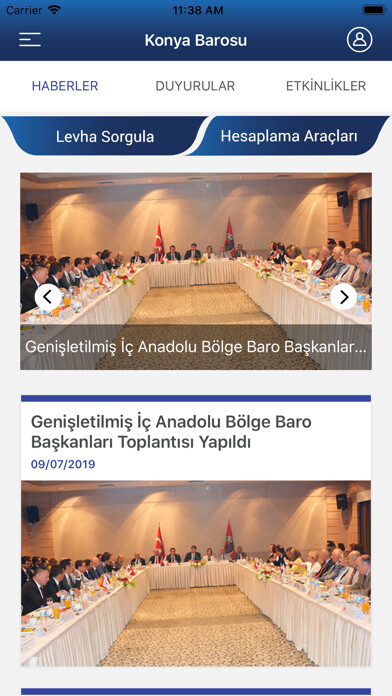 Emulate iPhone app Konya Barosu using MyAndroid Emulate iPhone app Konya Barosu using MyAndroid
