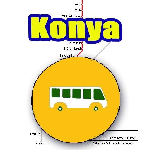 Run android online APK Konya Bus Map Offline from MyAndroid or emulate Konya Bus Map Offline using MyAndroid