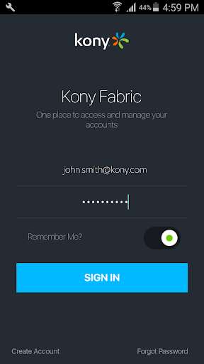 Emulate Android APK Kony Fabric