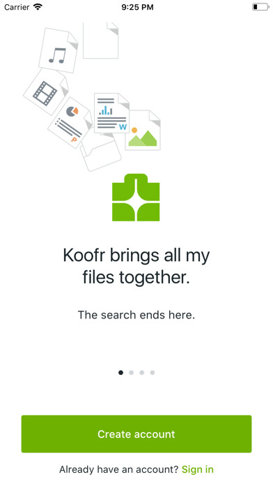 Emulate iPhone app Koofr using MyAndroid Emulate iPhone app Koofr using MyAndroid