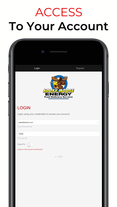 Emulate iPhone app Kooky Moose Energy using MyAndroid