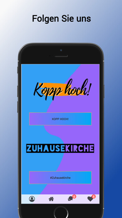 Emulate iPhone app Kopp hoch using MyAndroid