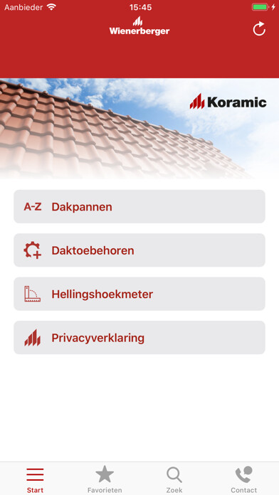 Emulate iPhone app Koramic Roof Assistant using MyAndroid Emulate iPhone app Koramic Roof Assistant using MyAndroid