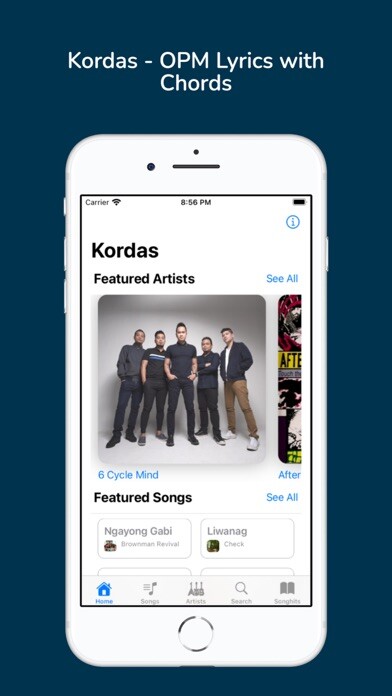 Emulate iPhone app Kordas - OPM Lyrics and Chords using MyAndroid Emulate iPhone app Kordas - OPM Lyrics and Chords using MyAndroid