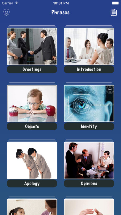 Emulate iPhone app Korean Phrase Book Learn using MyAndroid Emulate iPhone app Korean Phrase Book Learn using MyAndroid