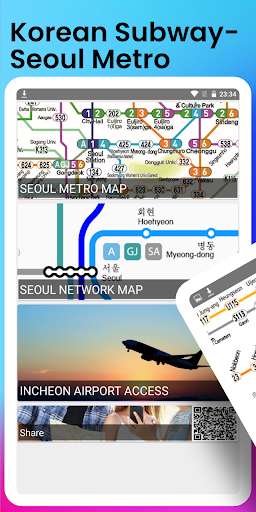Run android online APK Korean Subway:Seoul Metro(Korea Subway Navigation) from MyAndroid or emulate Korean Subway:Seoul Metro(Korea Subway Navigation) using MyAndroid
