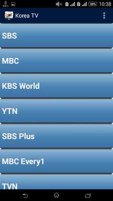 Emulate Android APK Korean TV Channels Emulate Android APK Korean TV Channels