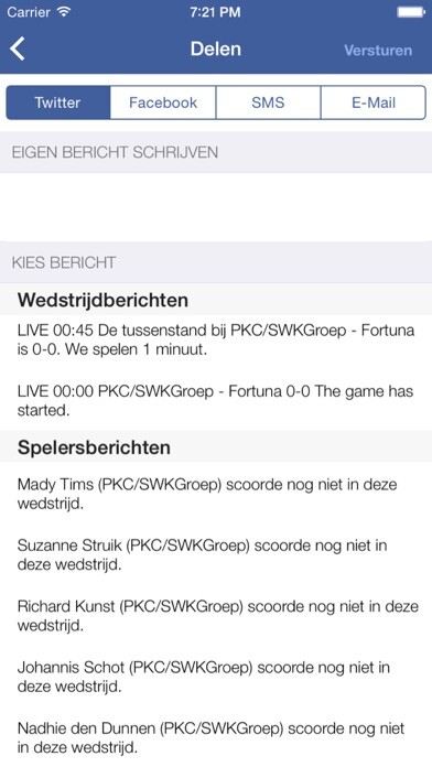 Emulate iPhone app KorfballScout using MyAndroid