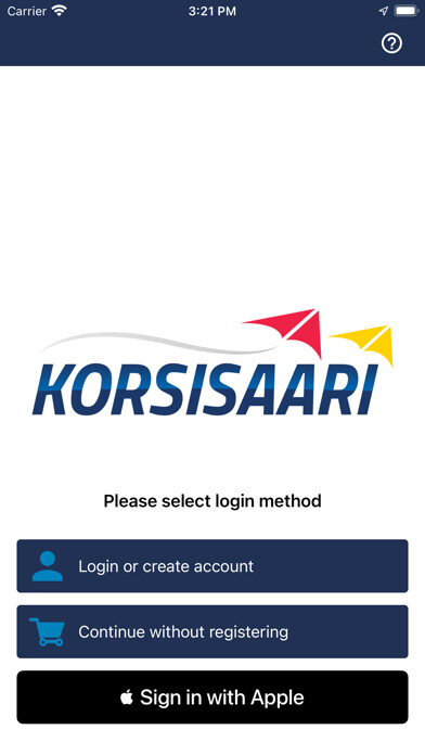 Emulate iPhone app Korsisaari using MyAndroid Emulate iPhone app Korsisaari using MyAndroid