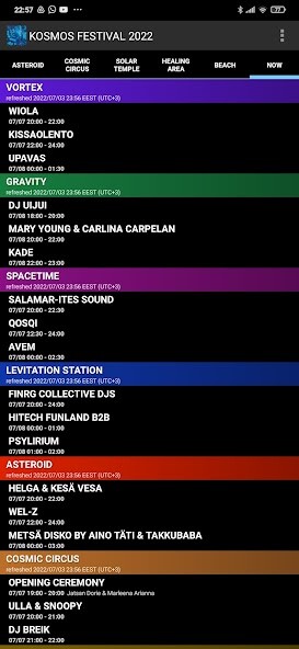 Run android online APK Kosmos Festival 2022 from MyAndroid or emulate Kosmos Festival 2022 using MyAndroid