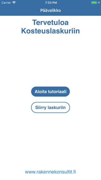 Emulate iPhone app Kosteuslaskuri using MyAndroid Emulate iPhone app Kosteuslaskuri using MyAndroid