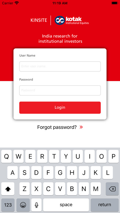 Emulate iPhone app Kotak IE Research KINSITE using MyAndroid Emulate iPhone app Kotak IE Research KINSITE using MyAndroid