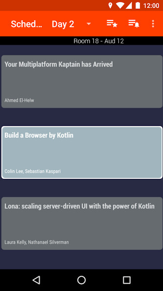 Run android online APK KotlinConf 2019 Schedule from MyAndroid or emulate KotlinConf 2019 Schedule using MyAndroid Run android online APK KotlinConf 2019 Schedule from MyAndroid or emulate KotlinConf 2019 Schedule using MyAndroid