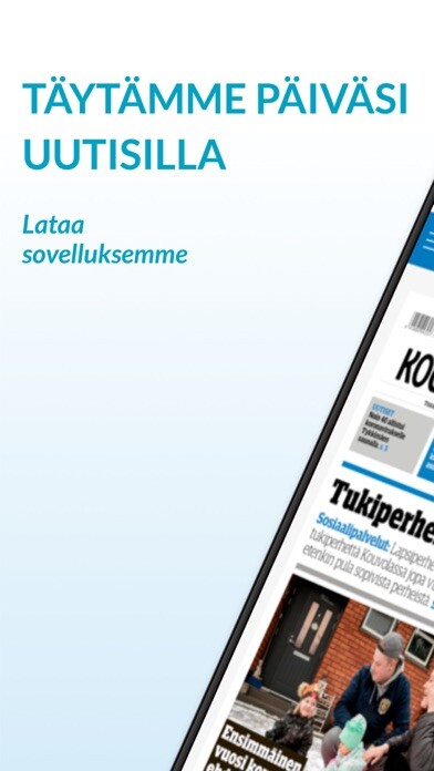 Emulate iPhone app Kouvolan Sanomat, päivän lehti using MyAndroid Emulate iPhone app Kouvolan Sanomat, päivän lehti using MyAndroid
