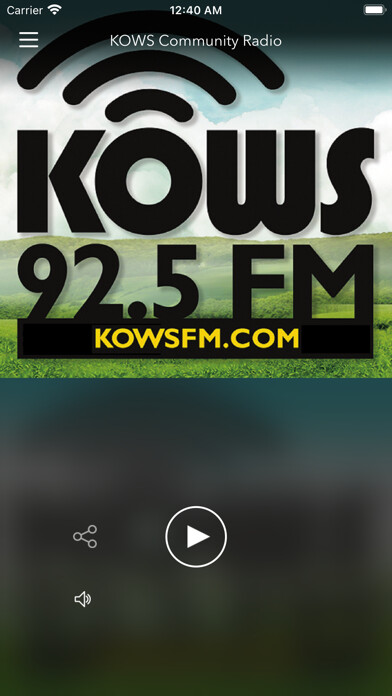 Emulate iPhone app KOWS Community Radio using MyAndroid Emulate iPhone app KOWS Community Radio using MyAndroid
