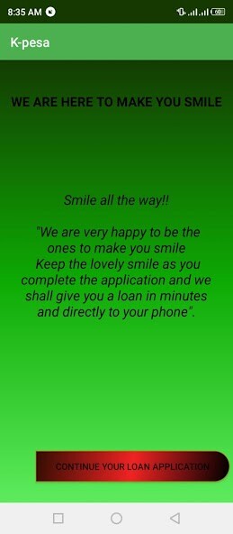 Run android online APK K Pesa Loans from MyAndroid or emulate K Pesa Loans using MyAndroid