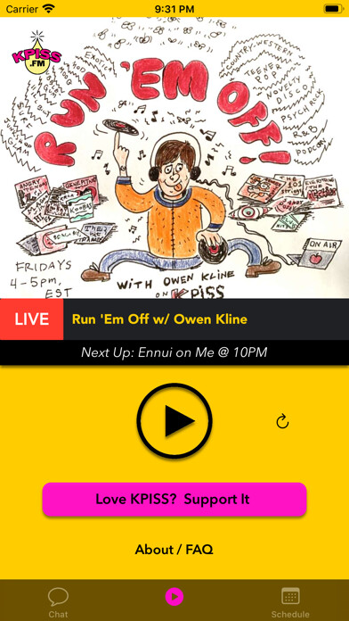 Emulate iPhone app KPISS Radio using MyAndroid Emulate iPhone app KPISS Radio using MyAndroid
