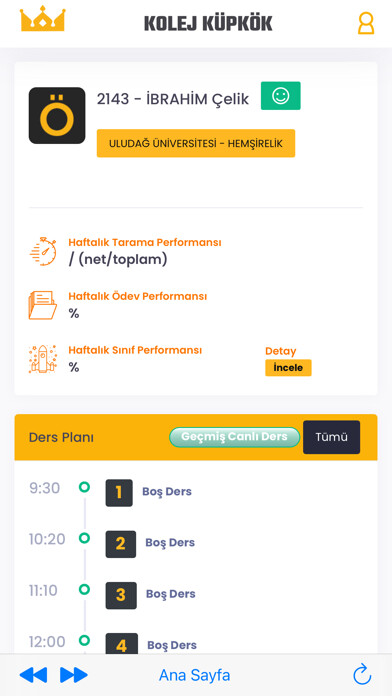 Emulate iPhone app Küpkök Takip using MyAndroid