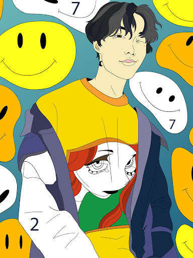 Run android online APK KPOP Idol Coloring by Numbers from MyAndroid or emulate KPOP Idol Coloring by Numbers using MyAndroid