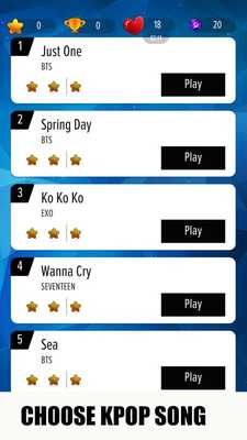 Emulate Android APK KPOP Magic Piano - BTS EXO TWICE WANNA ONE