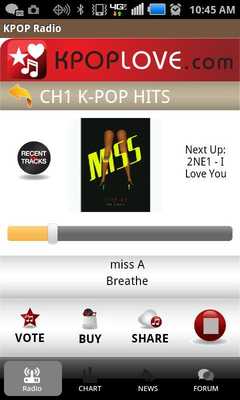 Emulate Android APK KPOP RADIO (KPOPLOVE.COM)