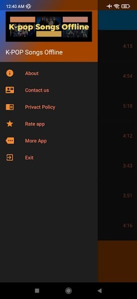 Run android online APK Kpop Songs Offline from MyAndroid or emulate Kpop Songs Offline using MyAndroid