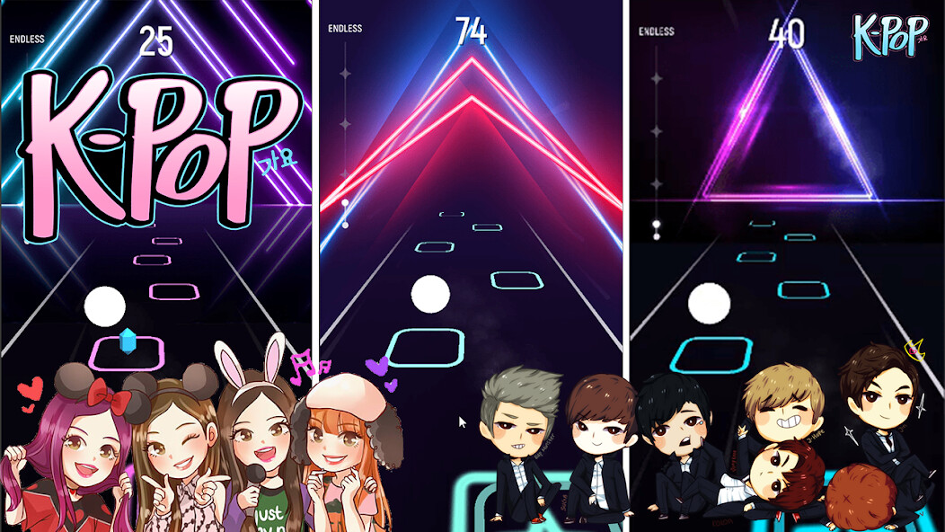 Run android online APK KPOP Tiles Hop - BTS BLACKPINK from MyAndroid or emulate KPOP Tiles Hop - BTS BLACKPINK using MyAndroid