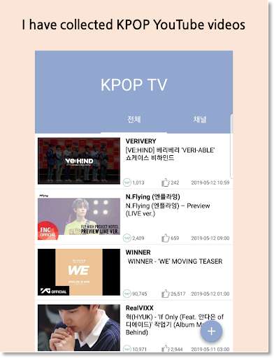 Emulate Android APK K-Pop TV