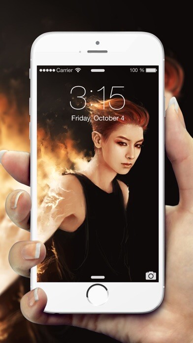 Emulate iPhone app KPOP Wallpaper - EXO version using MyAndroid Emulate iPhone app KPOP Wallpaper - EXO version using MyAndroid