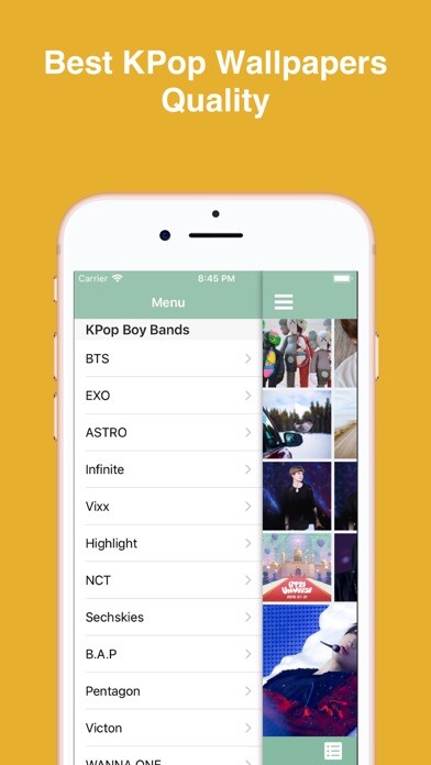 Emulate iPhone app KPop Wallpapers 4K & Themes HD using MyAndroid Emulate iPhone app KPop Wallpapers 4K & Themes HD using MyAndroid
