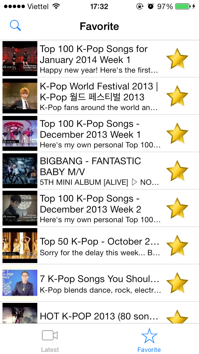Emulate iPhone app KPop World using MyAndroid Emulate iPhone app KPop World using MyAndroid