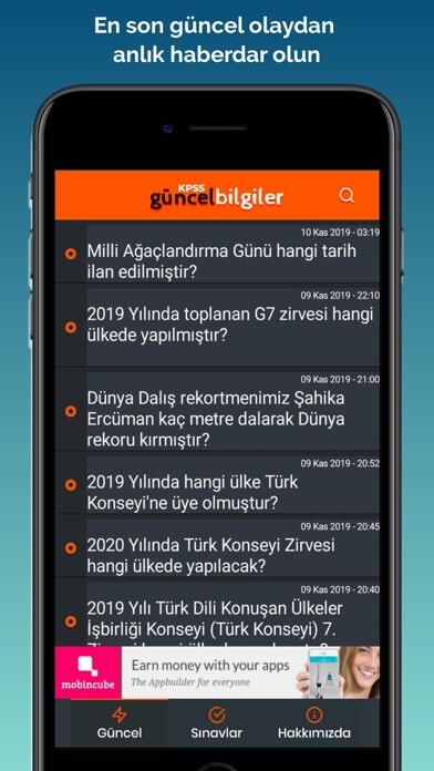 Emulate iPhone app KPSS 2022 Güncel Bilgiler using MyAndroid Emulate iPhone app KPSS 2022 Güncel Bilgiler using MyAndroid