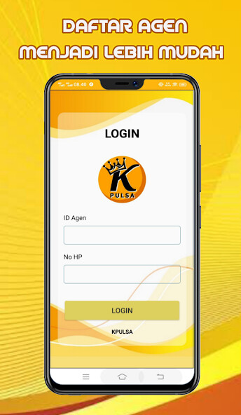 Run android online APK KPULSA : Agen Pulsa  PPOB from MyAndroid or emulate KPULSA : Agen Pulsa  PPOB using MyAndroid