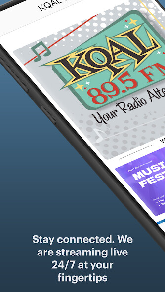 Emulate iPhone app KQAL 89.5 using MyAndroid Emulate iPhone app KQAL 89.5 using MyAndroid