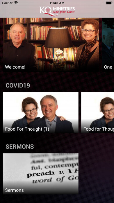 Emulate iPhone app KQ Ministries TV using MyAndroid