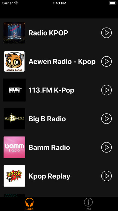 Emulate iPhone app K Radio kpop - Korea Pop Radio using MyAndroid Emulate iPhone app K Radio kpop - Korea Pop Radio using MyAndroid