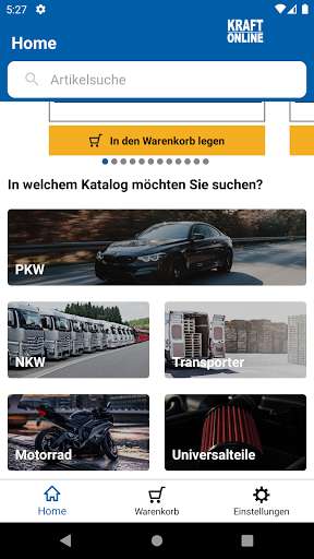 Run android online APK Kraft-Online App from MyAndroid or emulate Kraft-Online App using MyAndroid