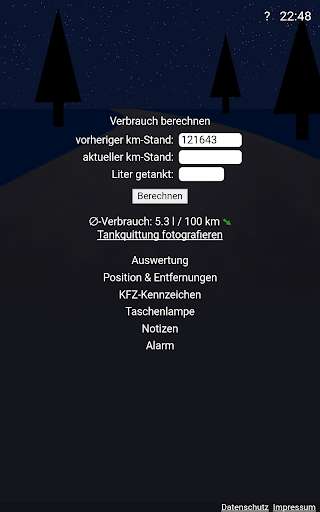 Run android online APK Kraftstoffverbrauchrechner 2 from MyAndroid or emulate Kraftstoffverbrauchrechner 2 using MyAndroid