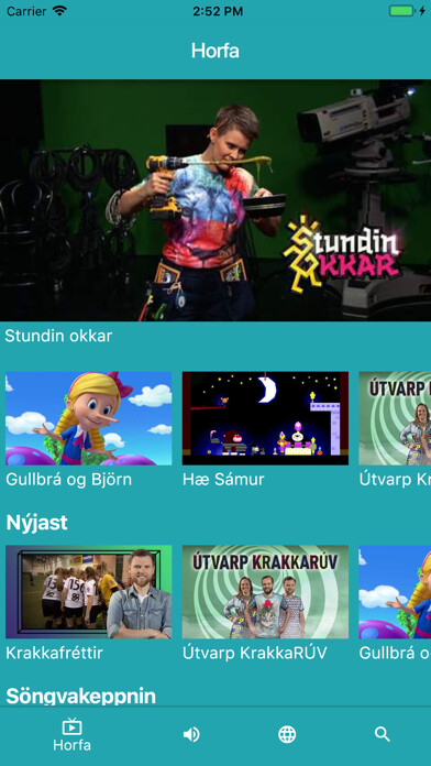 Emulate iPhone app KrakkaRÚV using MyAndroid Emulate iPhone app KrakkaRÚV using MyAndroid