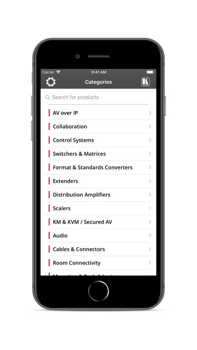 Emulate iPhone app Kramer Catalog using MyAndroid Emulate iPhone app Kramer Catalog using MyAndroid