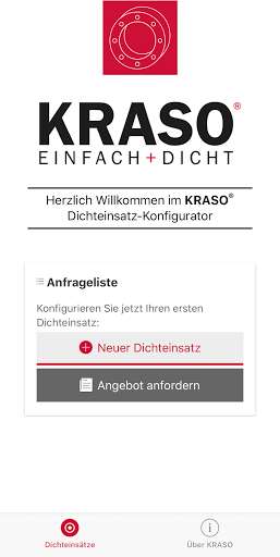 Run android online APK KRASO Dichteinsatz Konfigurator from MyAndroid or emulate KRASO Dichteinsatz Konfigurator using MyAndroid