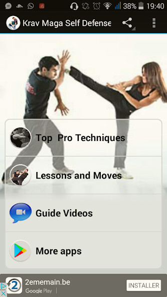 Run android online APK Krav Maga - Self Defense Guide from MyAndroid or emulate Krav Maga - Self Defense Guide using MyAndroid