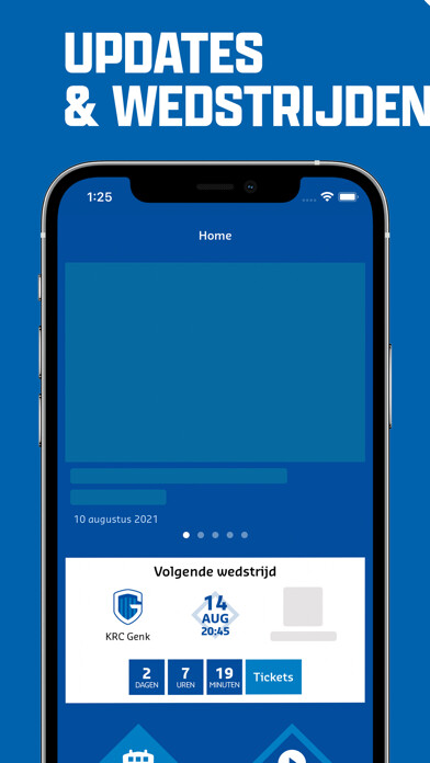 Emulate iPhone app KRC Genk Official app using MyAndroid