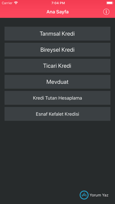 Emulate iPhone app Kredi Taksit Hesapla Pro using MyAndroid Emulate iPhone app Kredi Taksit Hesapla Pro using MyAndroid