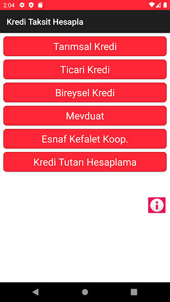 Run android online APK Kredi Taksit Hesapla from MyAndroid or emulate Kredi Taksit Hesapla using MyAndroid