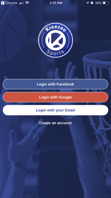 Emulate iPhone app Kreezee Sports App using MyAndroid Emulate iPhone app Kreezee Sports App using MyAndroid