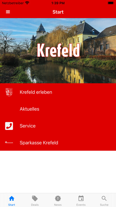Emulate iPhone app Krefeld App - Alles drin using MyAndroid Emulate iPhone app Krefeld App - Alles drin using MyAndroid